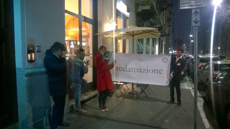 Sabrina D'Alessandro, “Redamazione”, Art Night Out, Ufficio Resurrezione, Milano 2015