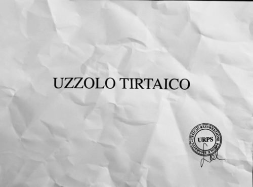 Sabrina D'Alessandro, “UZZOLO TIRTAICO”, video 2015, URPS, Ufficio Resurrezione Parole Smarrite, Divisione Mutoparlante, SkyArte 2016
